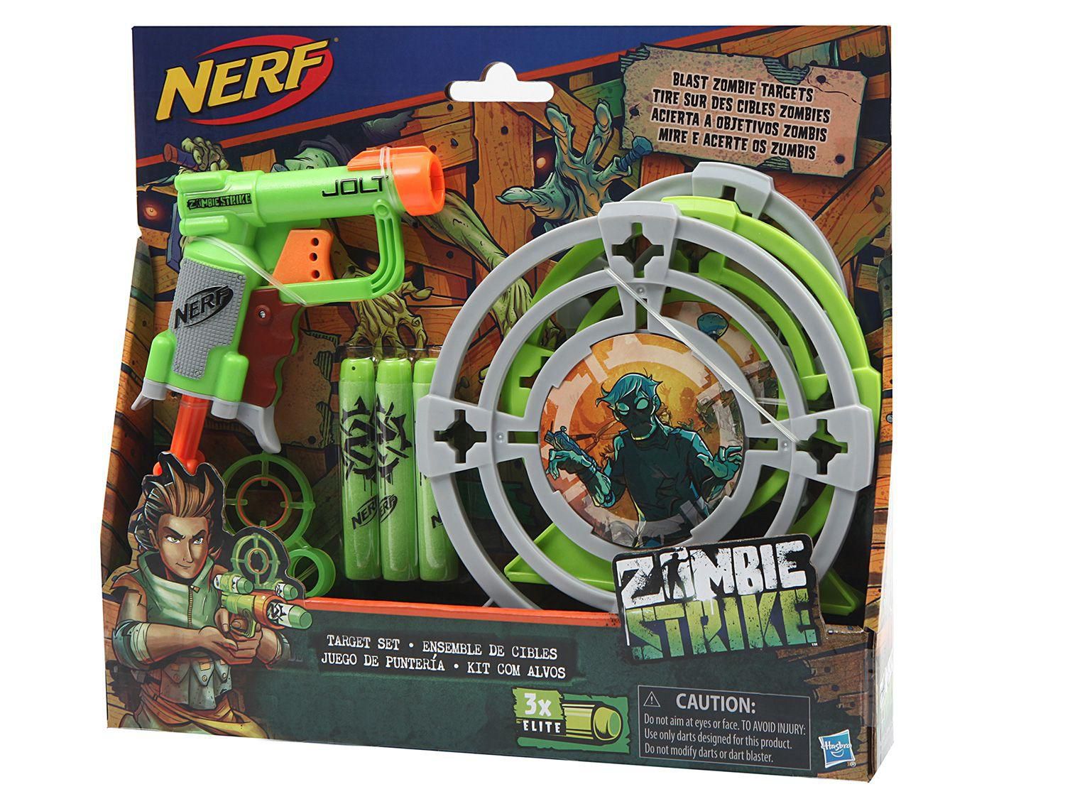 Lança Dardo Nerf N-Strike Elite Firestrike Hasbro - Laranja