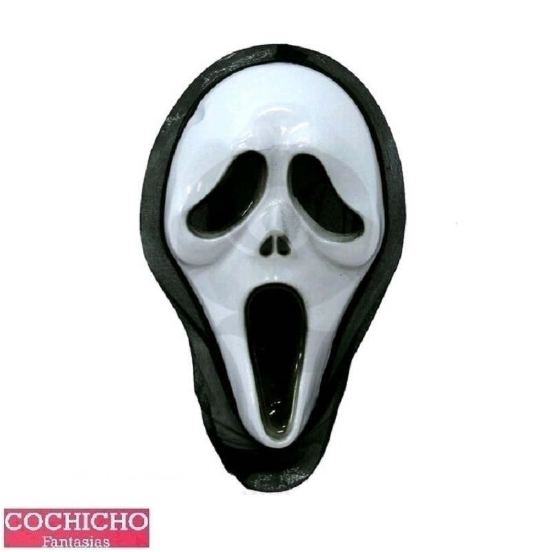 Máscara Ghost Tradicional Cochicho Fantasias