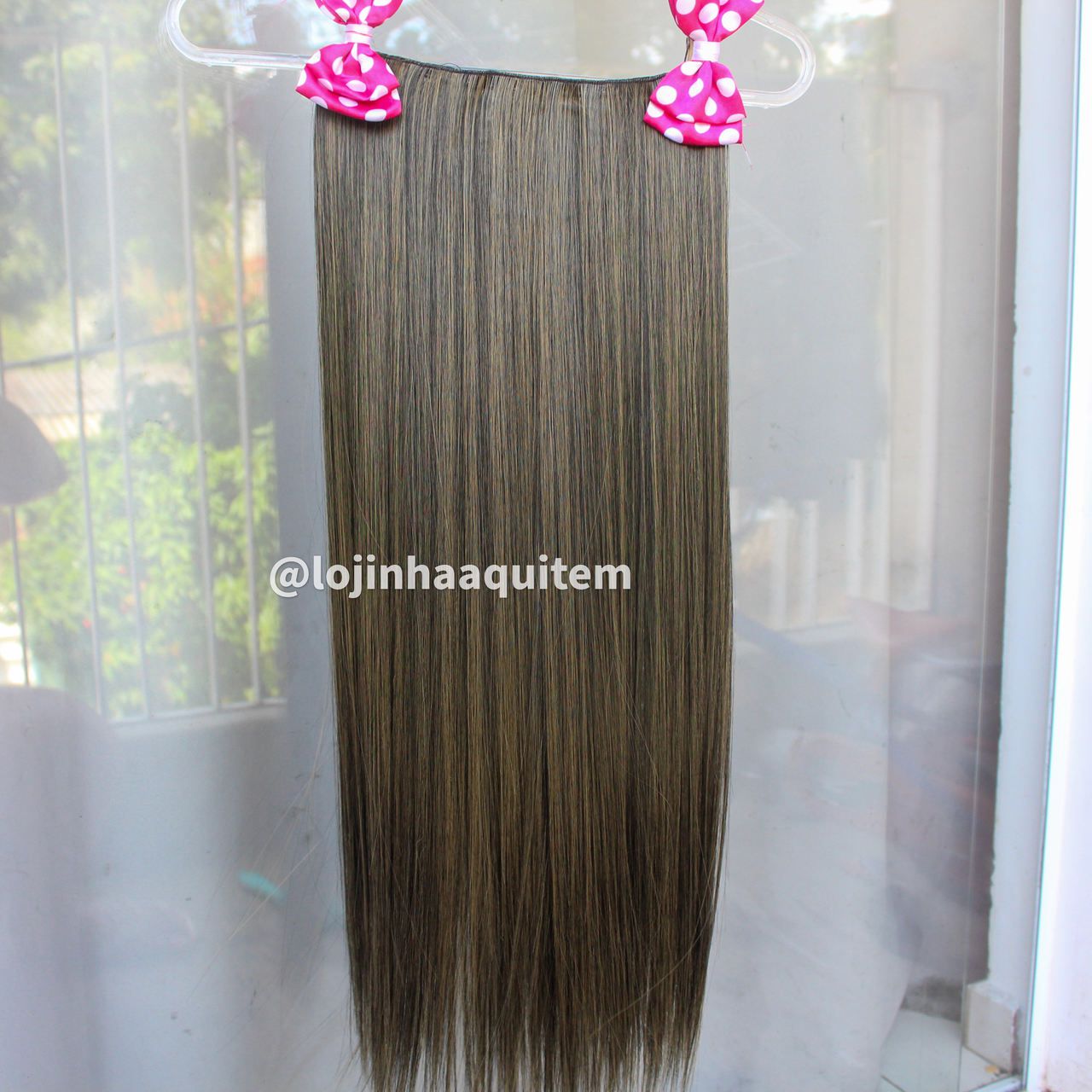 Cabelo Alongamento Tic Tac Liso 70cm Idêntico A Humano Lindo em