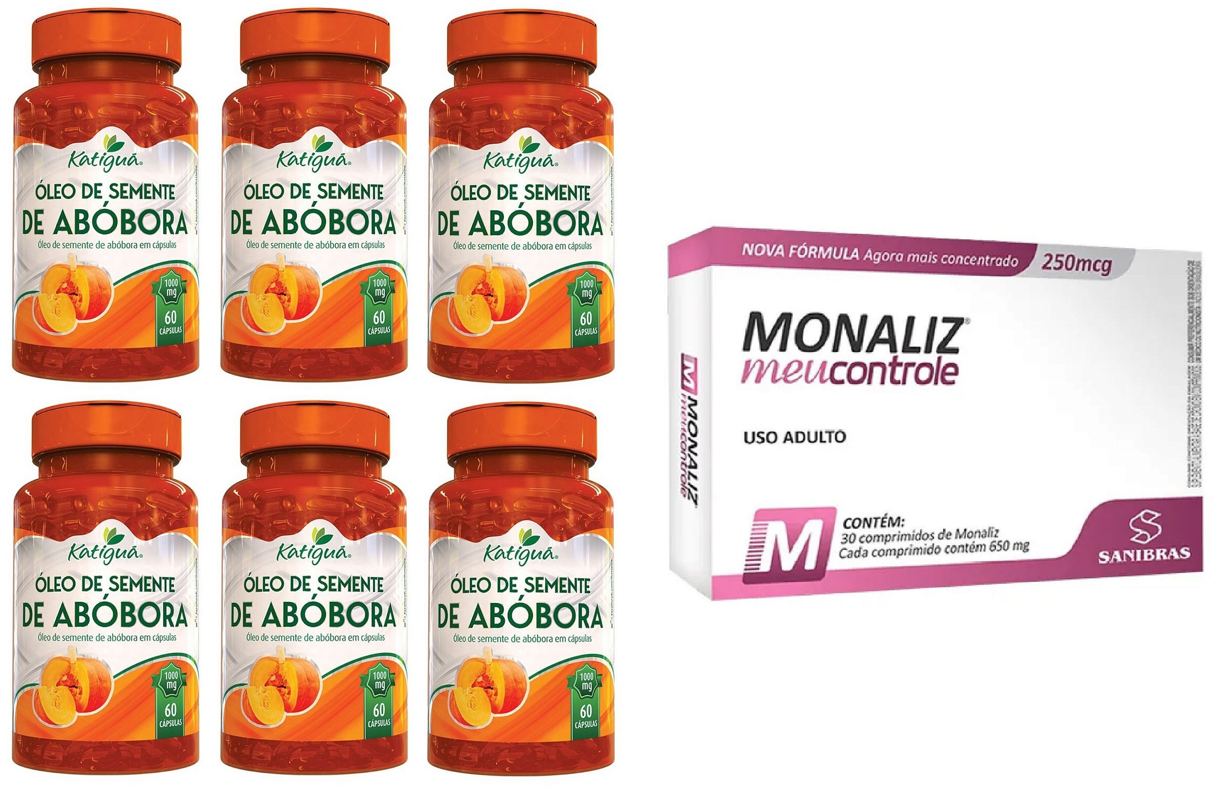 Monaliz 650mg com 30 cápsulas Sanibras