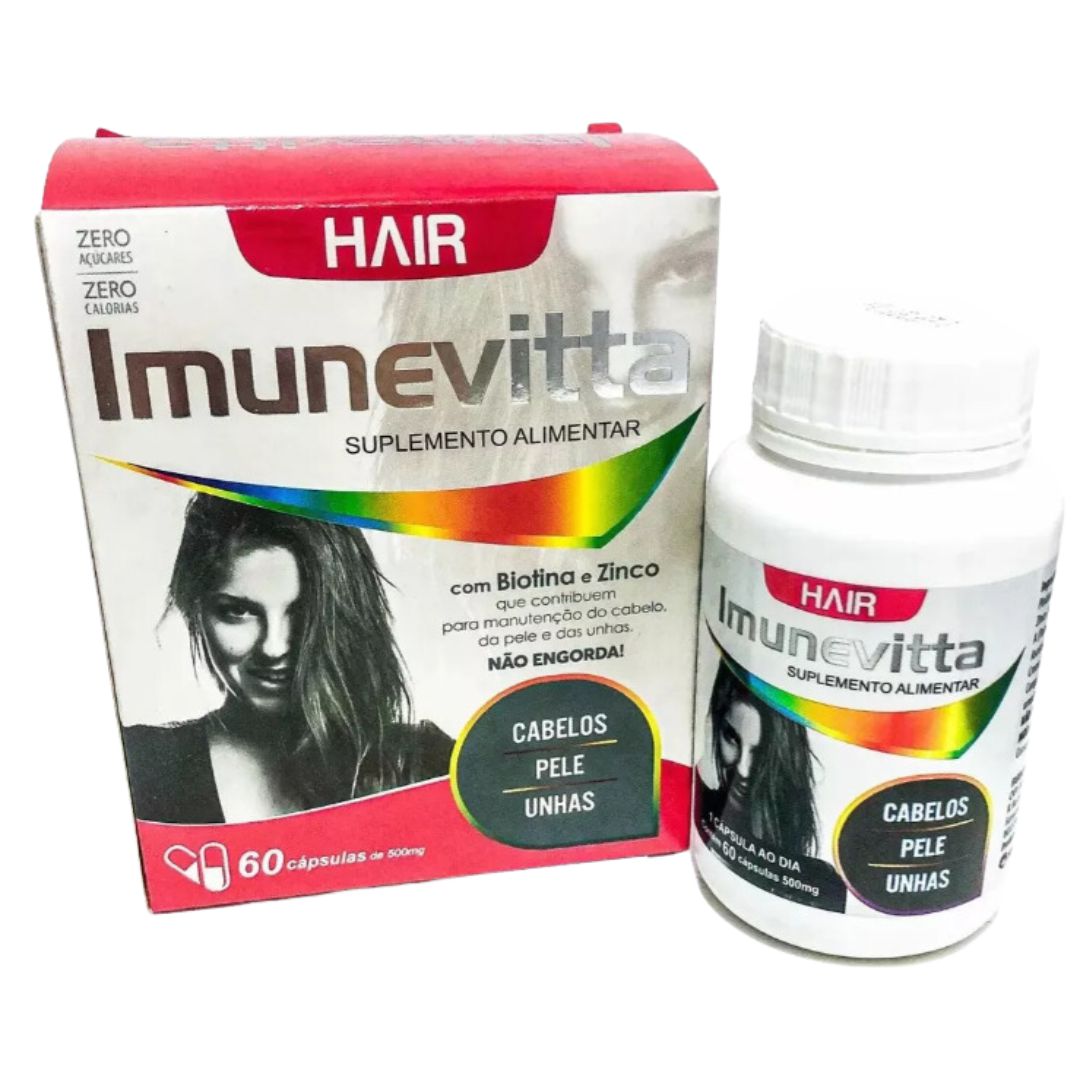 Imunevitta Hair com cáps Eurofito Supremo Suplementos