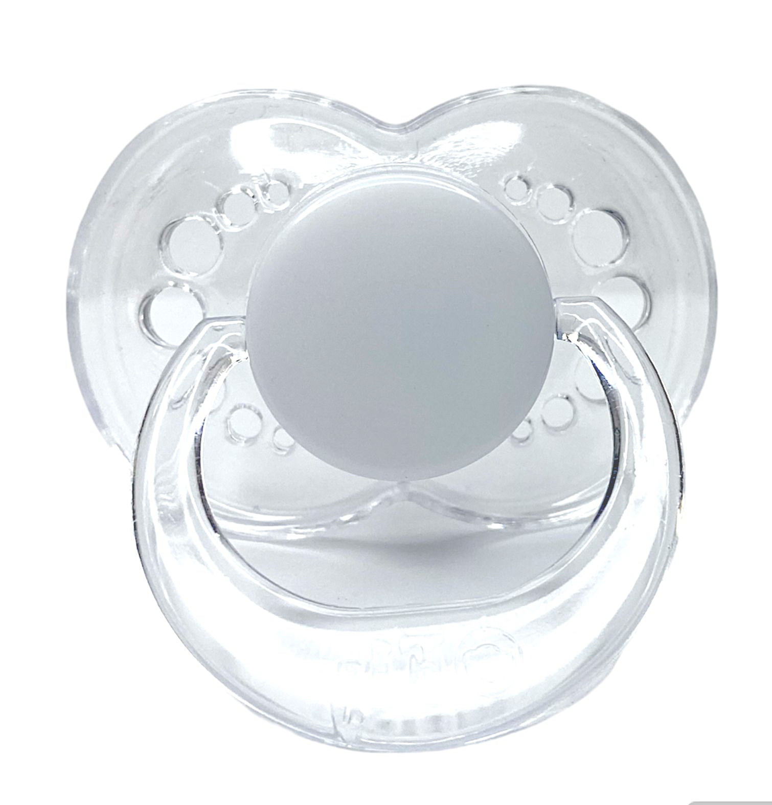 Chupeta Sem Bico Cristal Transparente (Unitário) - Chupeta Para Bebê Reborn  - Baby Post - Produtos Infantis