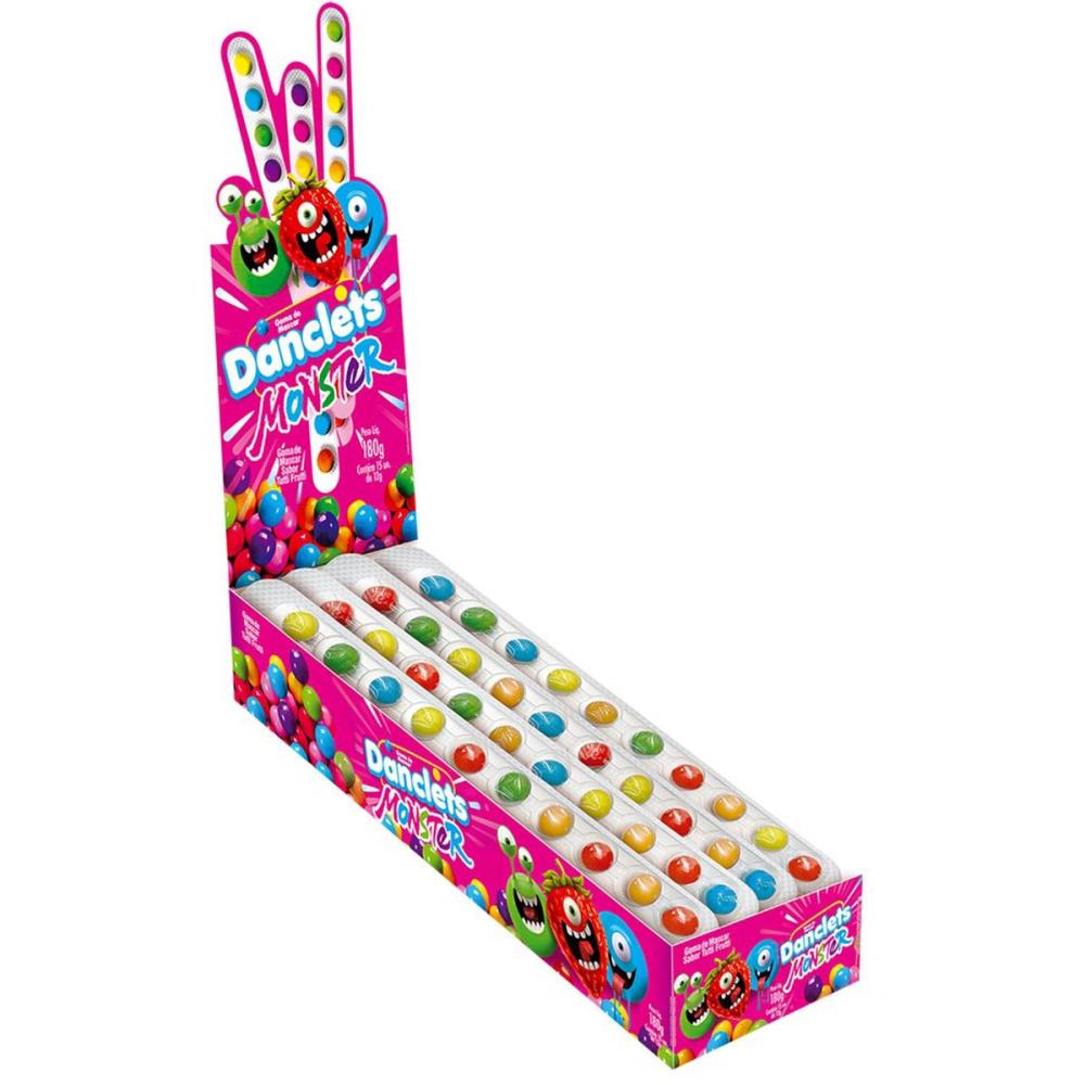 Doce Danclets Régua Monster Dp.C/15 13174 Danilla Foods - Amiga