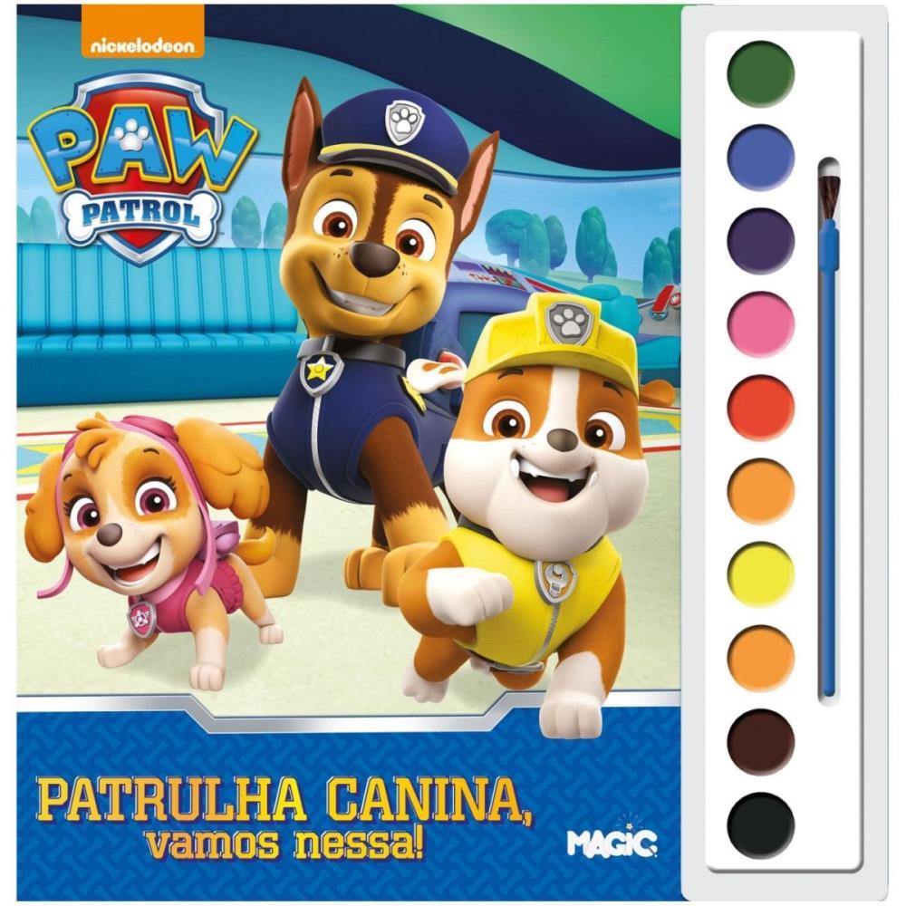 Livro Para Colorir - 101 Meus Primeiros Desenhos - Patrulha Canina