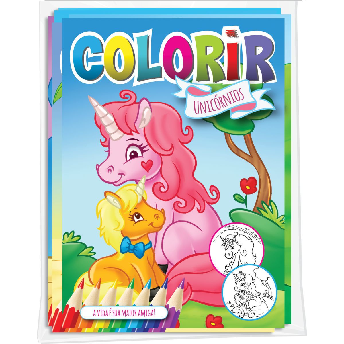 Livro de colorir my little pony vale das letras