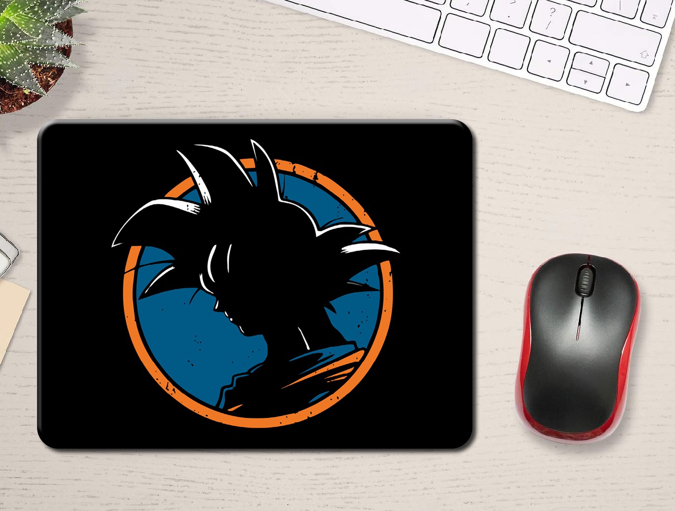 Mousepad Dragon Ball Goku personagem Anime desenho com apoio