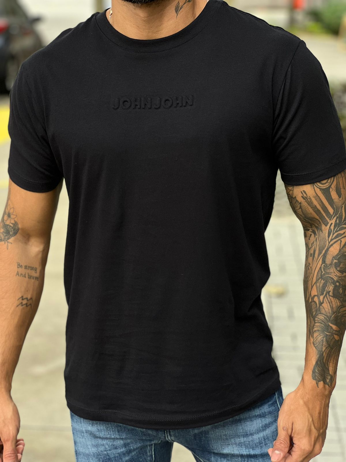 Camiseta John John Faixa Branca Preta – Favoretti Multmarcas