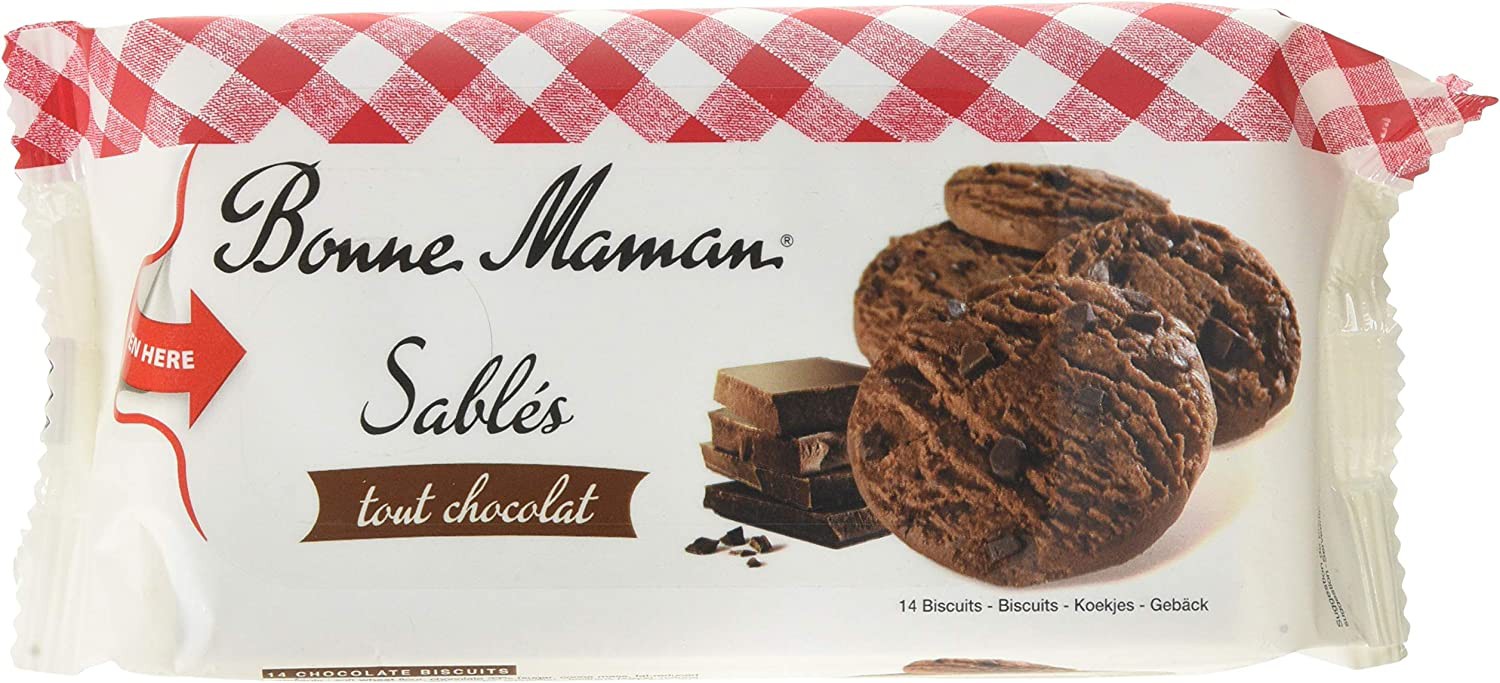 Biscoito Bonne Maman Sablés Tout Chocolat - Tamaru Gourmet