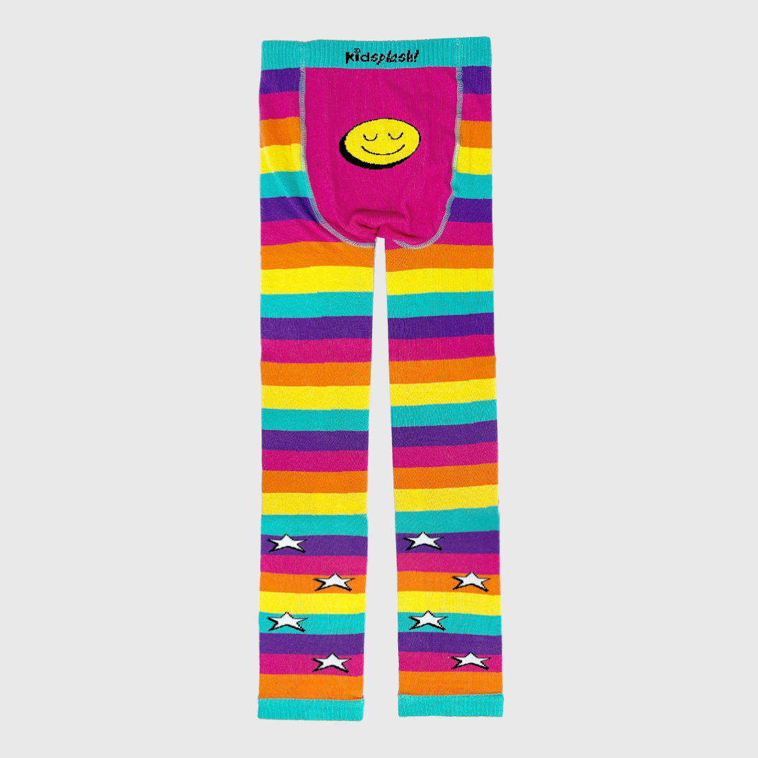 Babyhug Cotton Lycra Knit Three Fourth Length Legging Emoji & Polka Dot Print Pack Of 3 - Mutlicolor main image 0