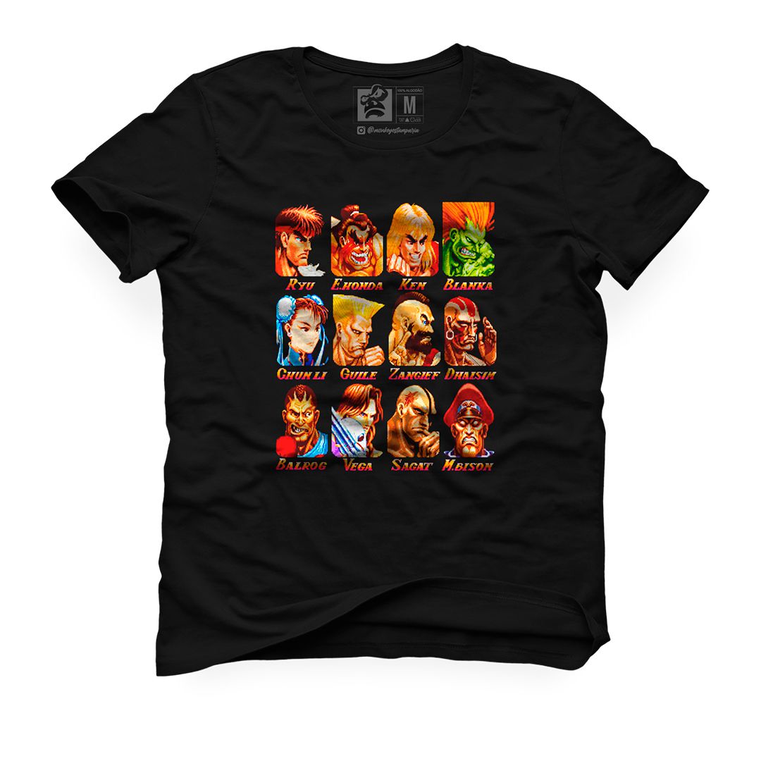 camiseta street fighter vega