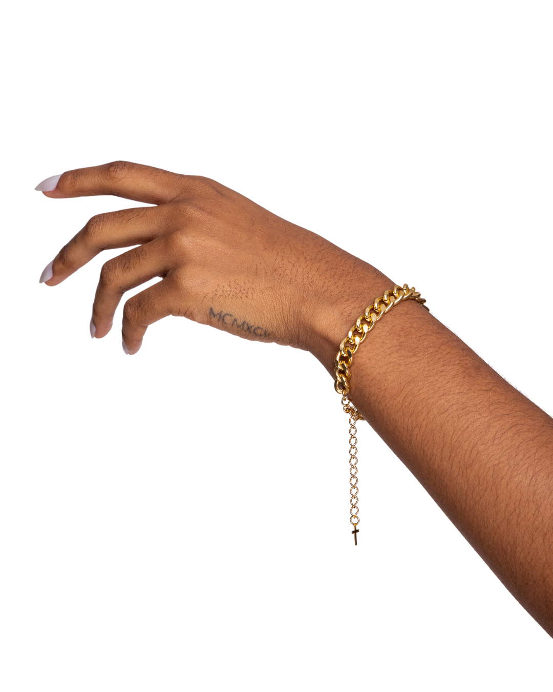 Pulseira de Ouro 18K Feminina Elos Pequenos Trabalhados