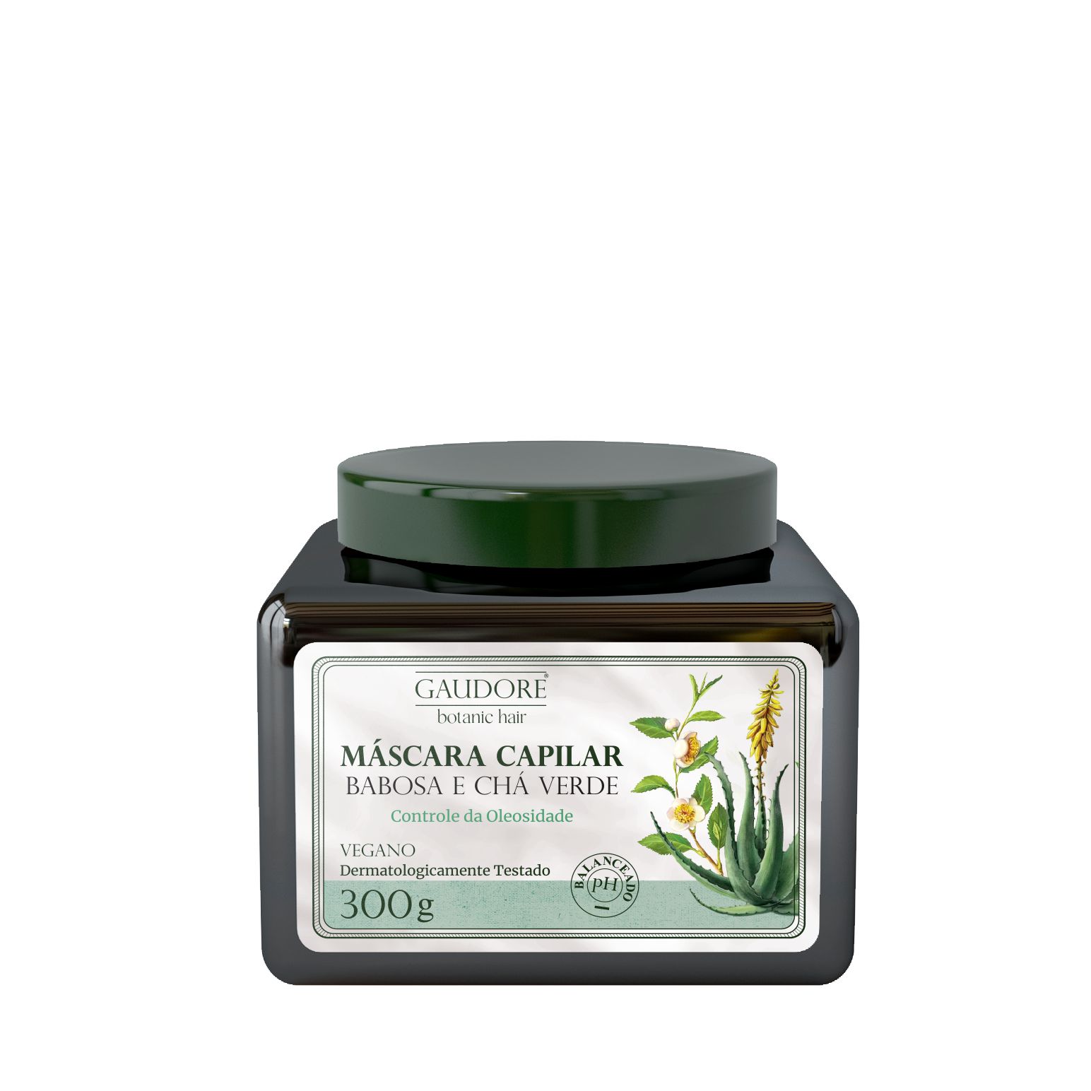 M scara Capilar Babosa e Ch Verde Gaudore 300g GAUDORE