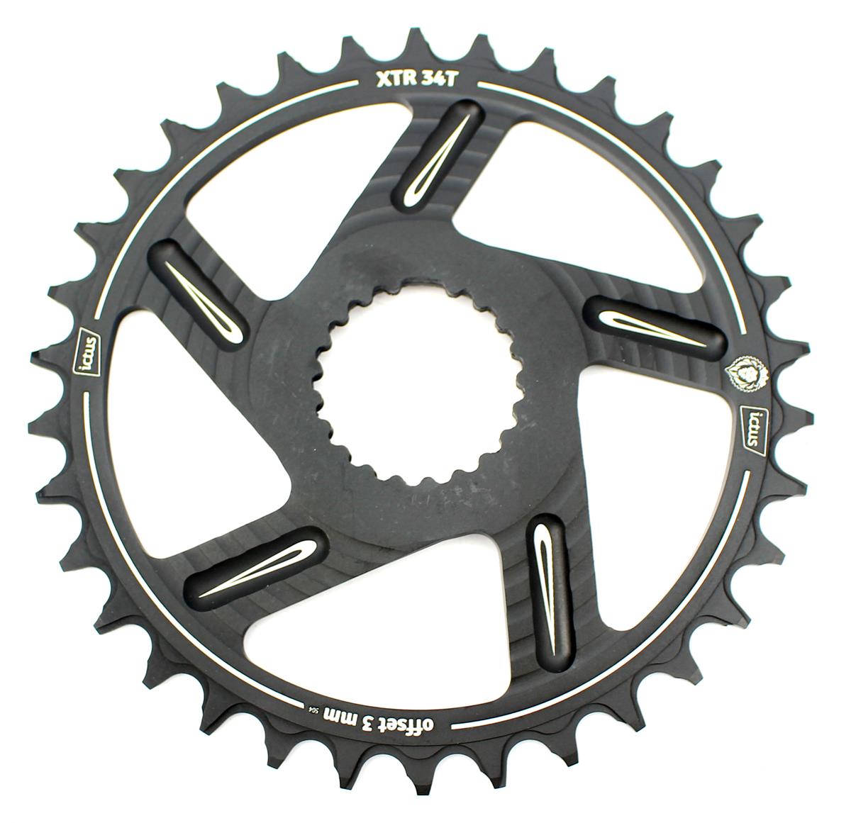 Coroa Única Ictus Direct Mount Pedivela Shimano SLX XT XTR Offset 3mm ...