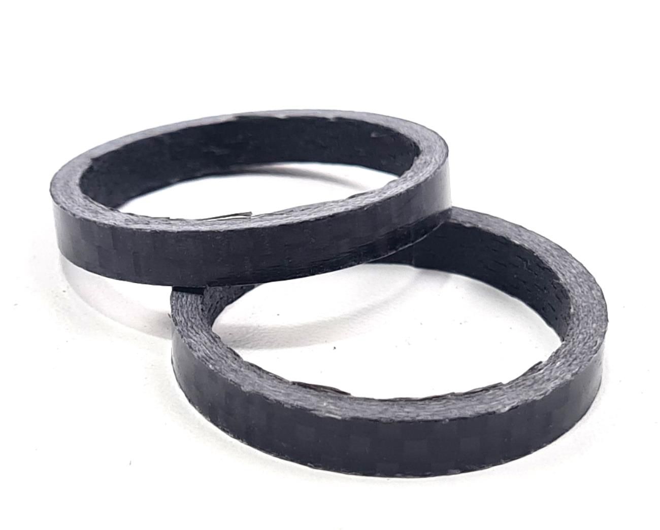 5x Road Bike Headset Spacer Bicicleta Vástago 1/2/3/5/10 Mm