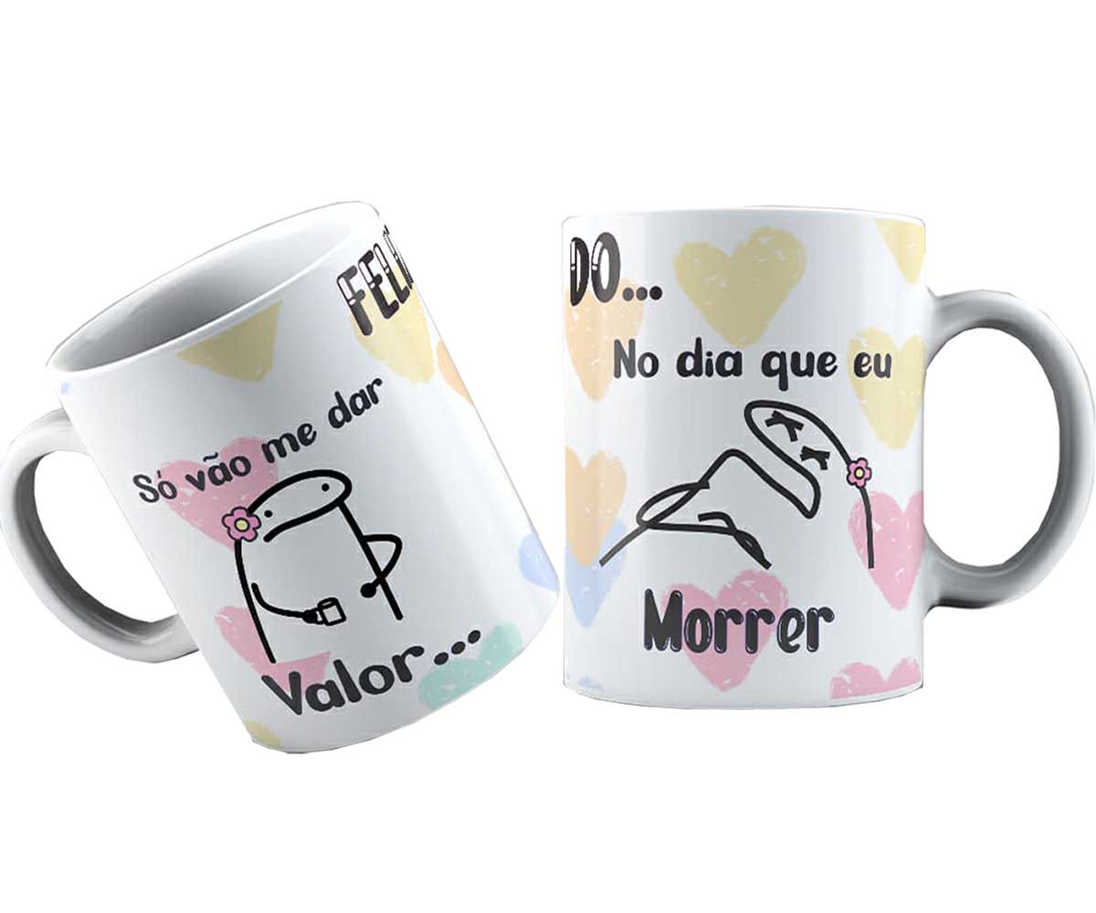 Caneca Divertida Frases Amor Meme Flork