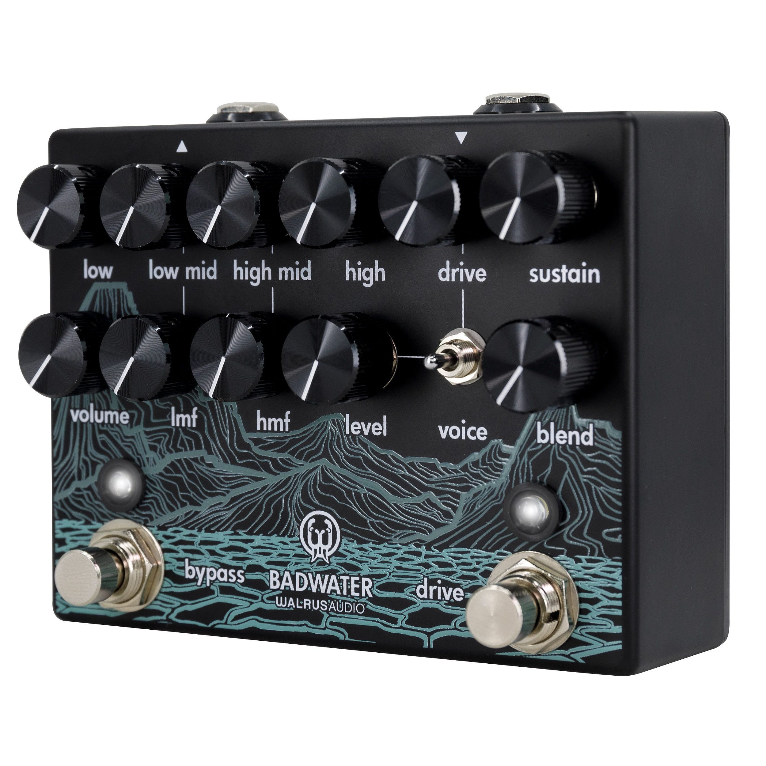 Pedal Badwater Bass Walrus Audio Preamp DI Baixo - DG Sound
