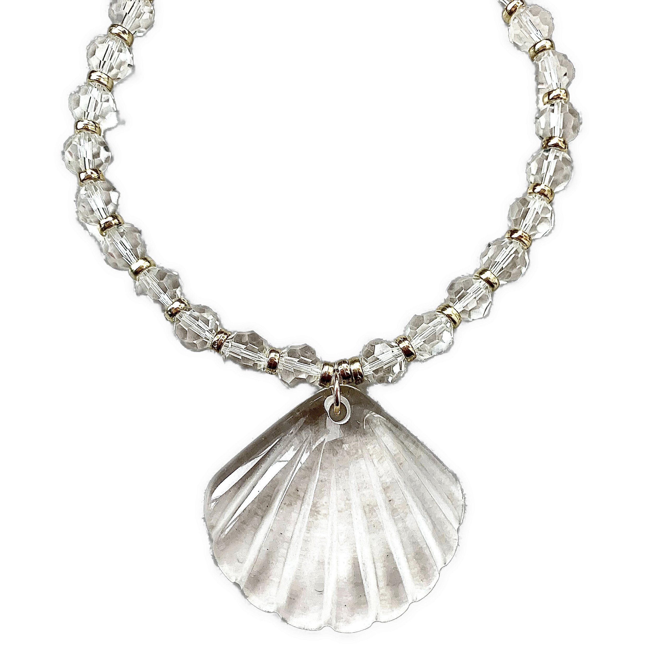 colar shell cristal - Cuore Cris Brancatelli