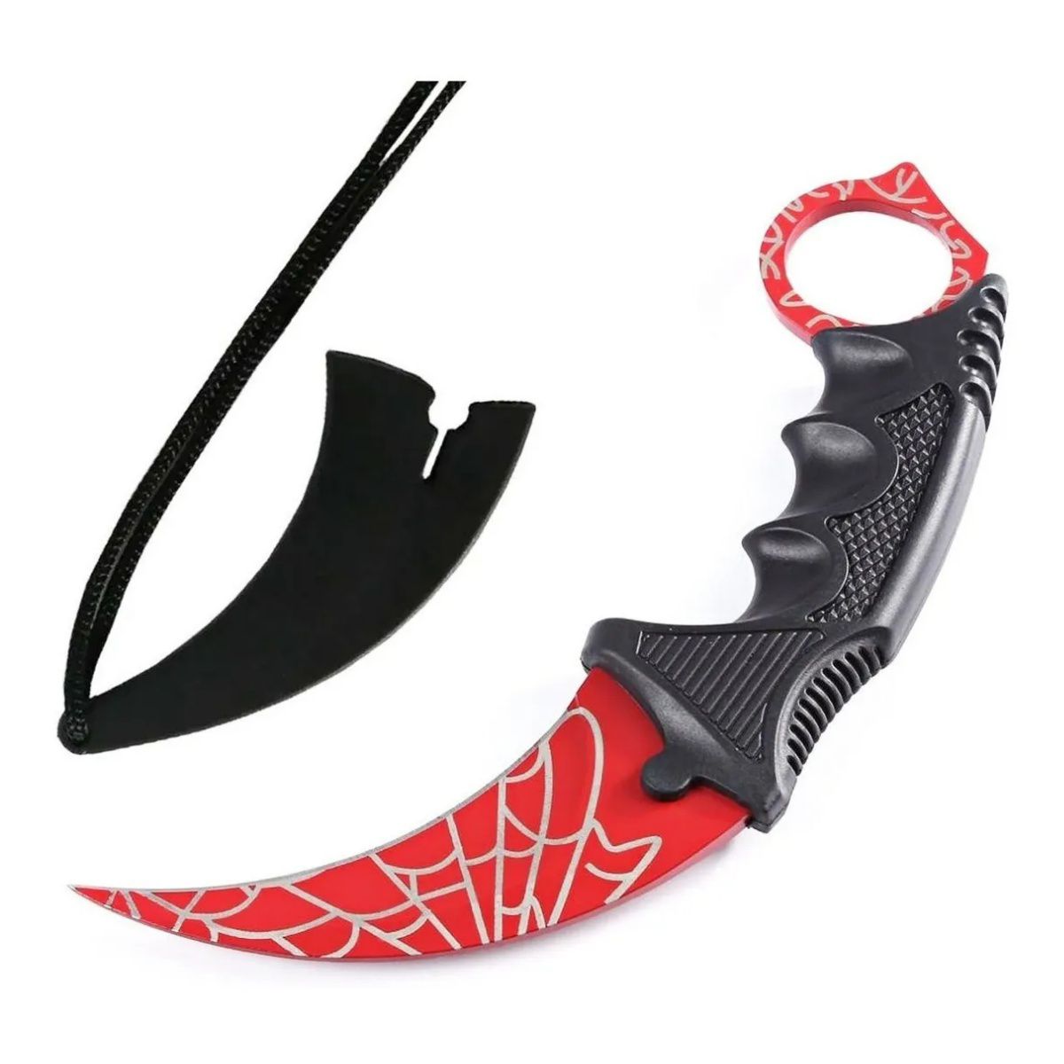 Faca Karambit CS Go 18cm Tática MGJD C/ Bainha Resistente