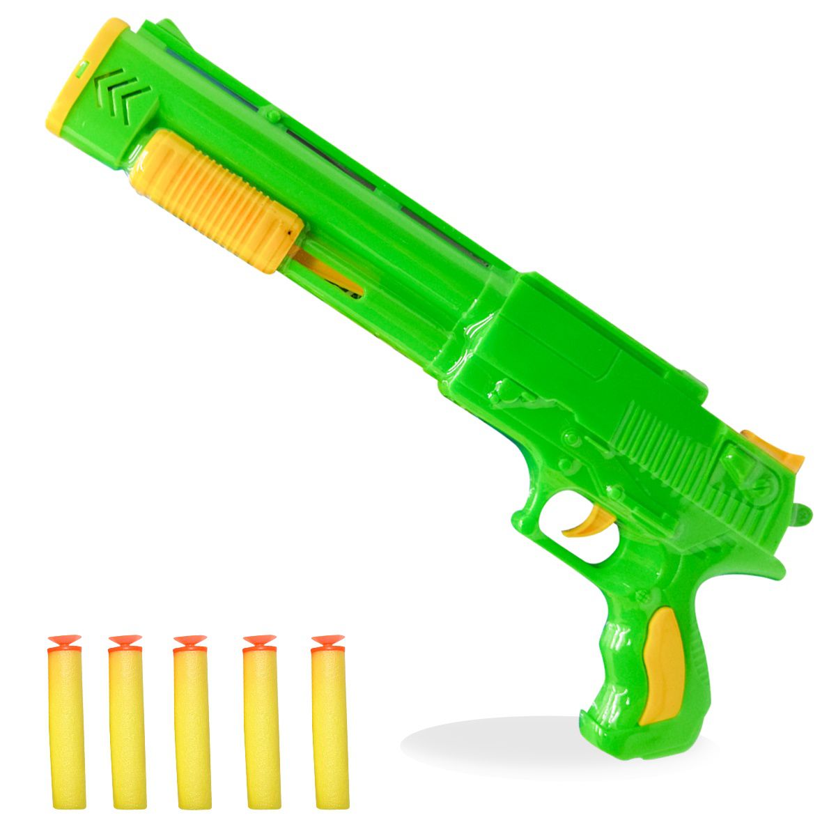 Lançador Nerf Arminha De Brinquedo Pistola Dardos Tambor