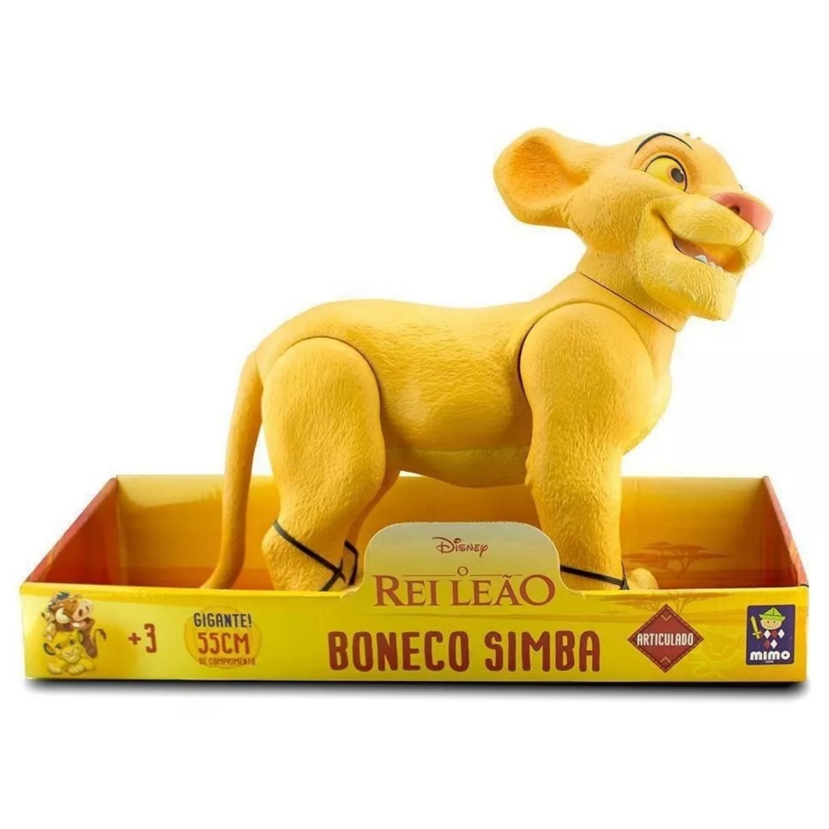 Rei Leão Brinquedo Simba Boneco Disney Gigante 55cm Articula - Alishow ...