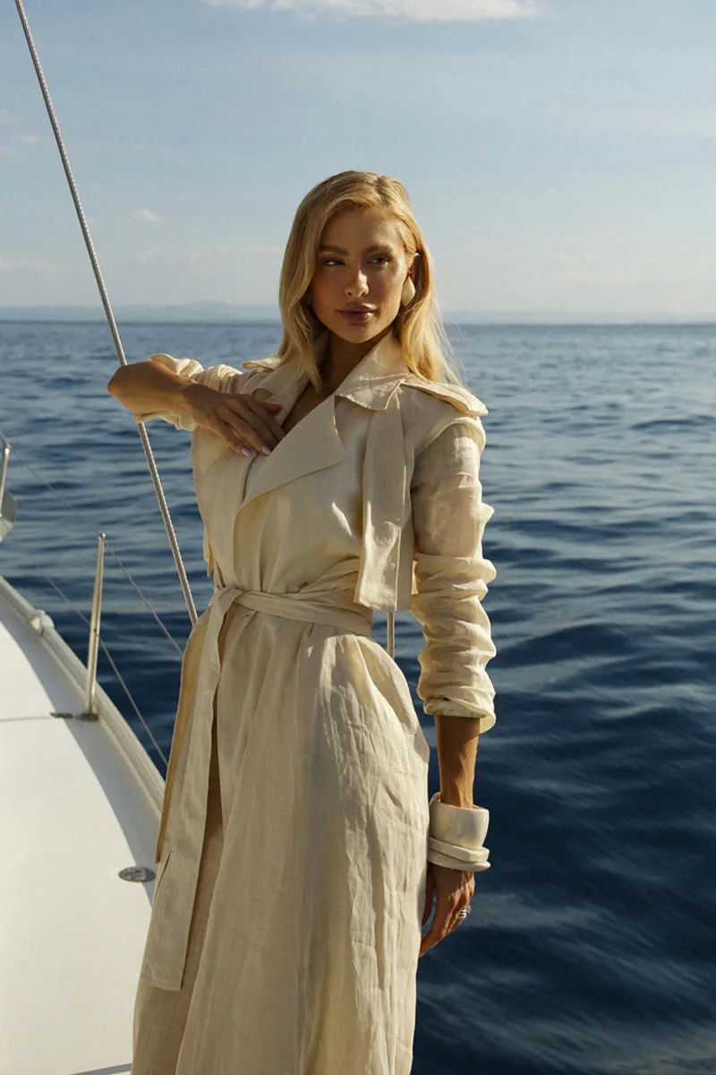 Trench Coat Verano Organza Skunk Brasil/SALE SKUNK BRASIL