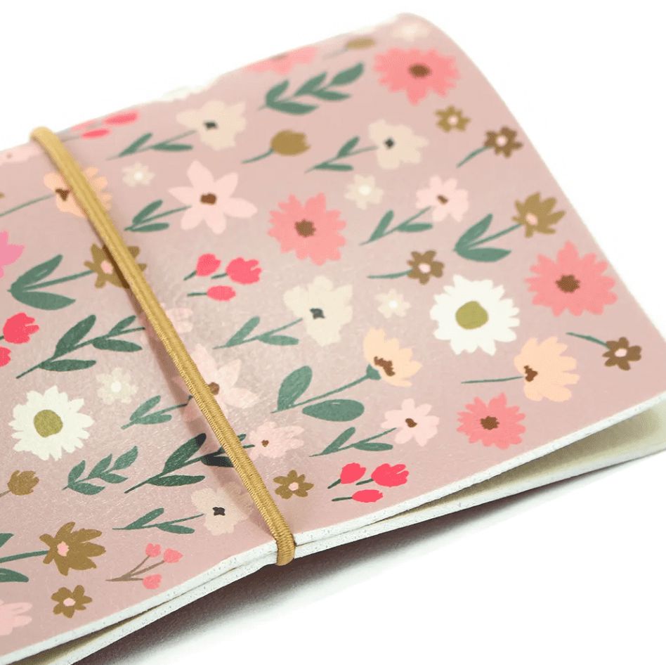 Mini Capa Rosé Wildflowers (Para 4 Mini Blocos) Para Mini Planner A ...