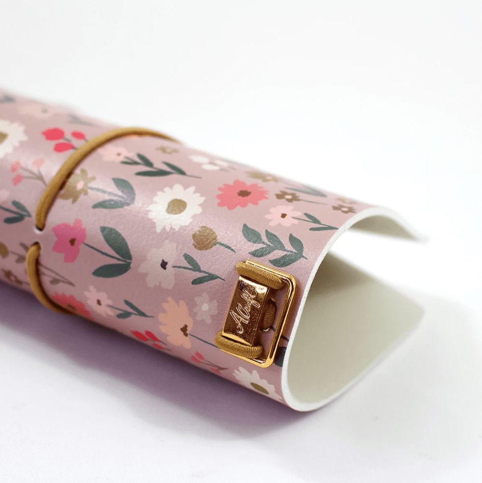 Mini Capa Rosé Wildflowers (Para 4 Mini Blocos) Para Mini Planner A ...