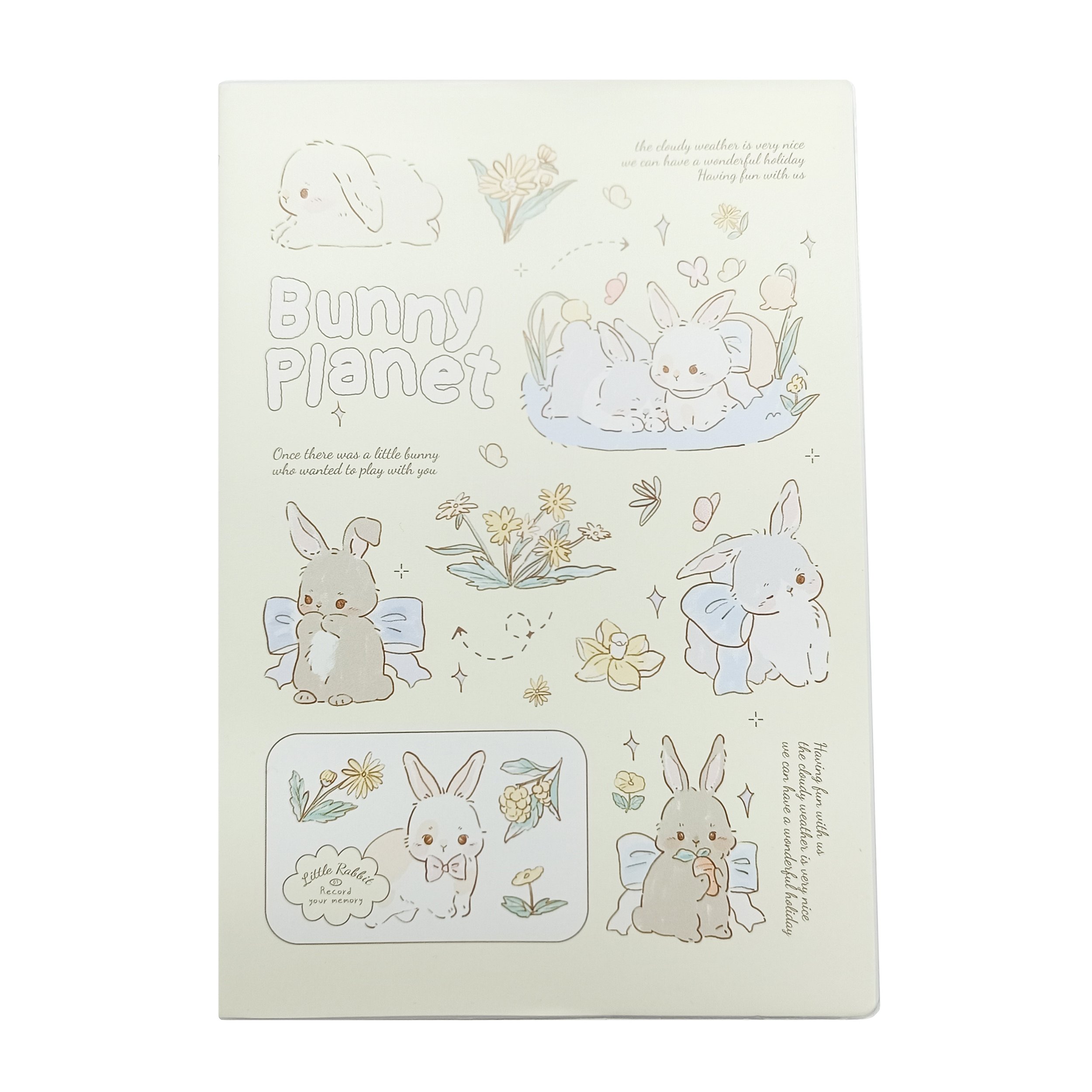Caderno Brochura B5 Pautado Bunny Fancy Goods
