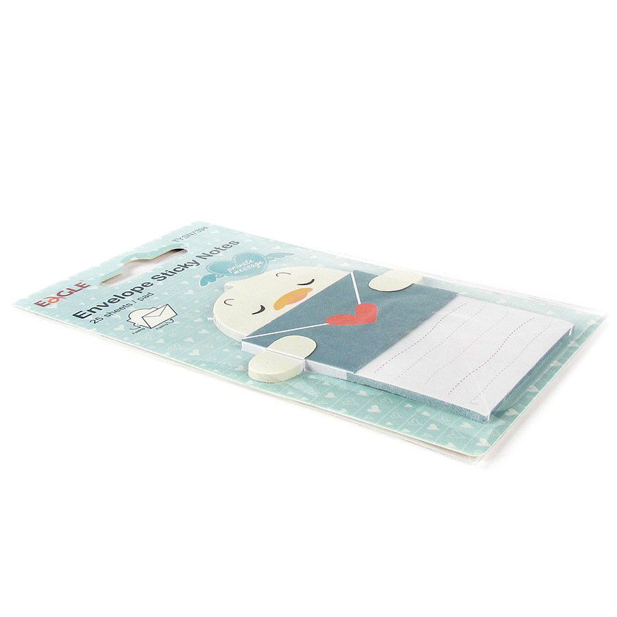 Postit Envelope Sticky Notes Pato Azul Fancy Goods