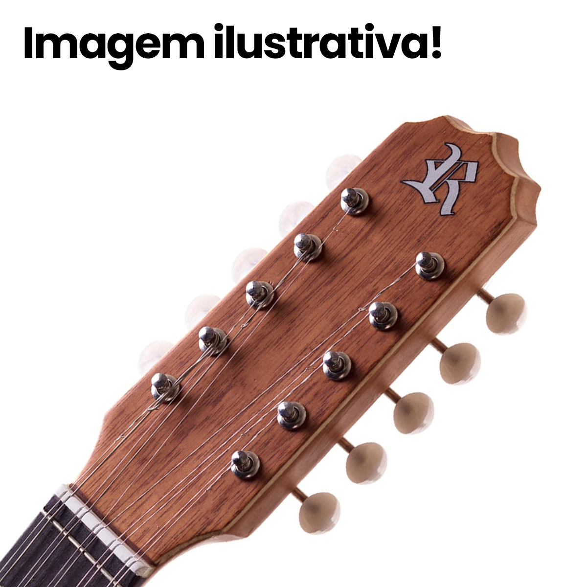 Tarraxa Pino Folk Para Viola Caipira Rozini Cromada | Luthieria