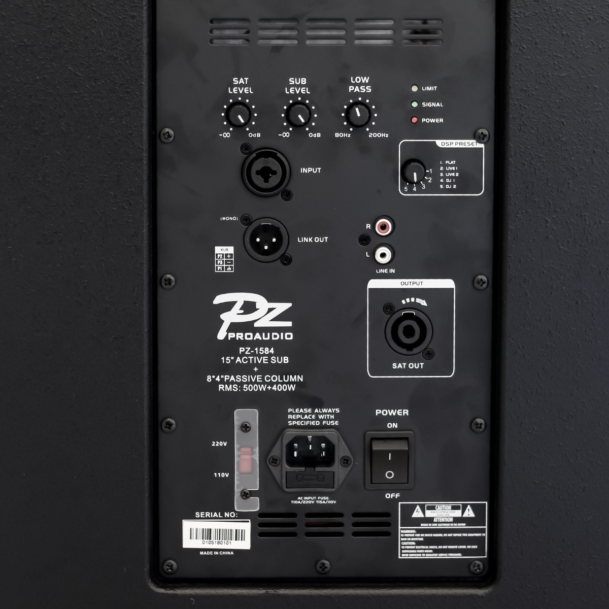 ARRI スタンド LOA-01015 Sistema De Som Line Vertical Ativo Portátil PZ Proaudio PZ1584