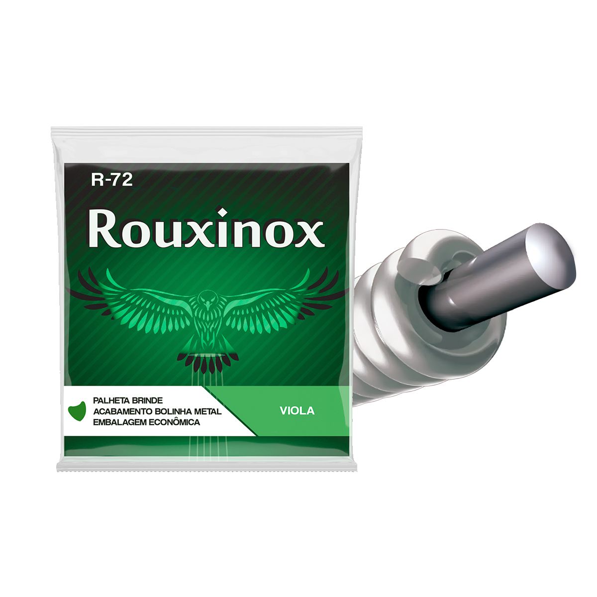 Jogo de Cordas Rouxinox Para Viola Caipira R-72 | Encordoamentos