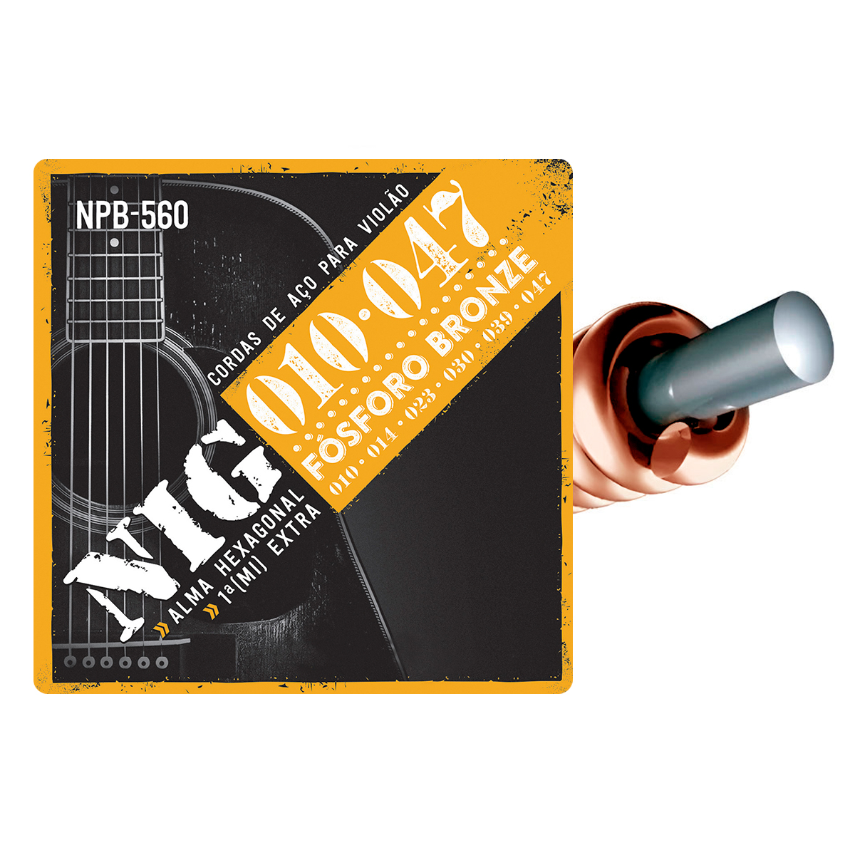 Encordoamento Fosforo Bronze Nig | Cordas | American Musical