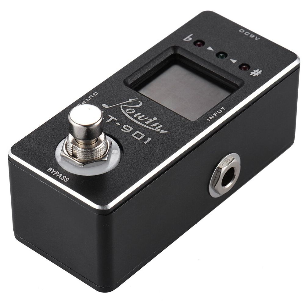 Mini Pedal Afinador Cromático Rowin Para Guitarra Baixo - American ...