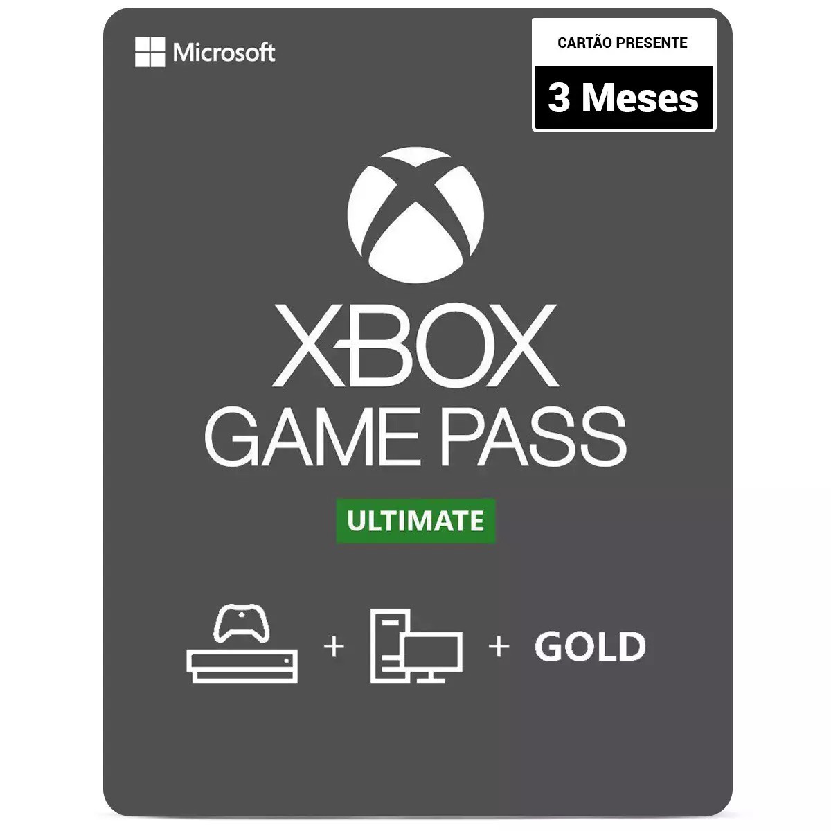 Assinatura xbox game pass ultimate 3 meses envio rápido