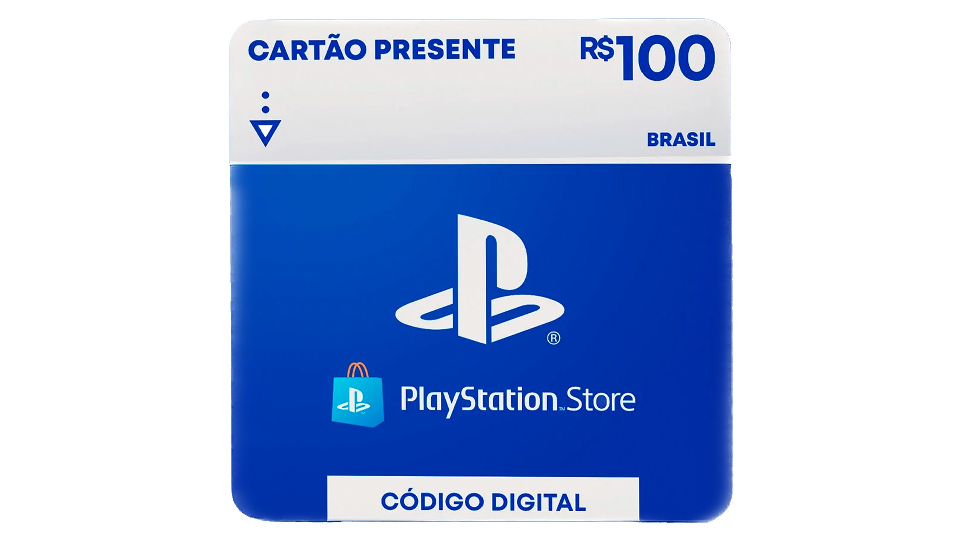 Gift Card PlayStation Store R$100 - Exclusivo Brasil