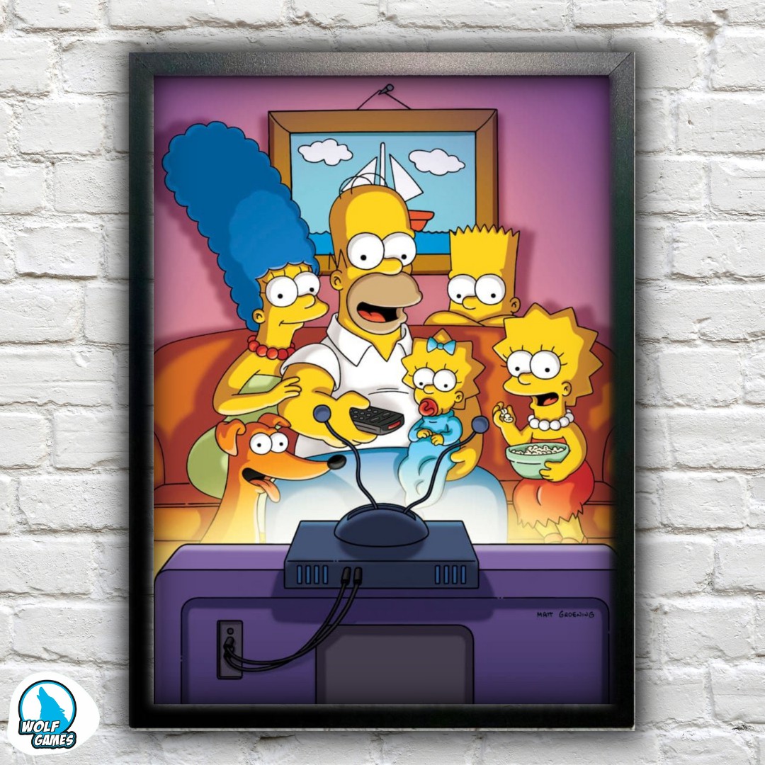quadro personalizado Os Simpsons  Objeto e Arte - Design em acrílico
