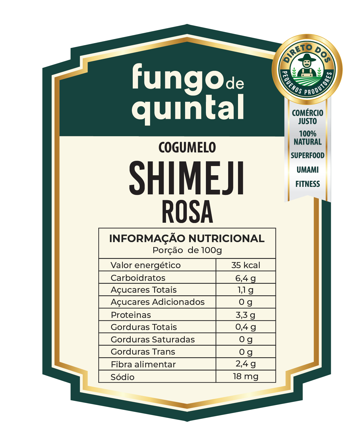 Cogumelo Shimeji Rosa Fungo de Quintal Fungo de Quintal