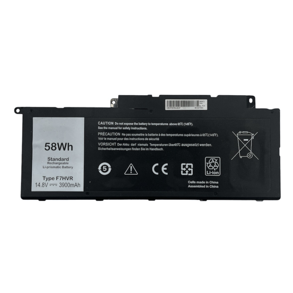 Bateria Dell F7HVR - Neide Notebook - NN Tecnologia Loja Oficial