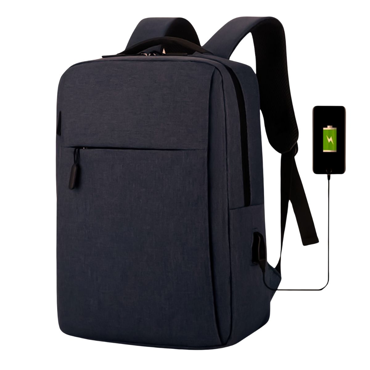 Mochila Executiva Impermeável Notebook 15.6 Preta - Emerson Presentes