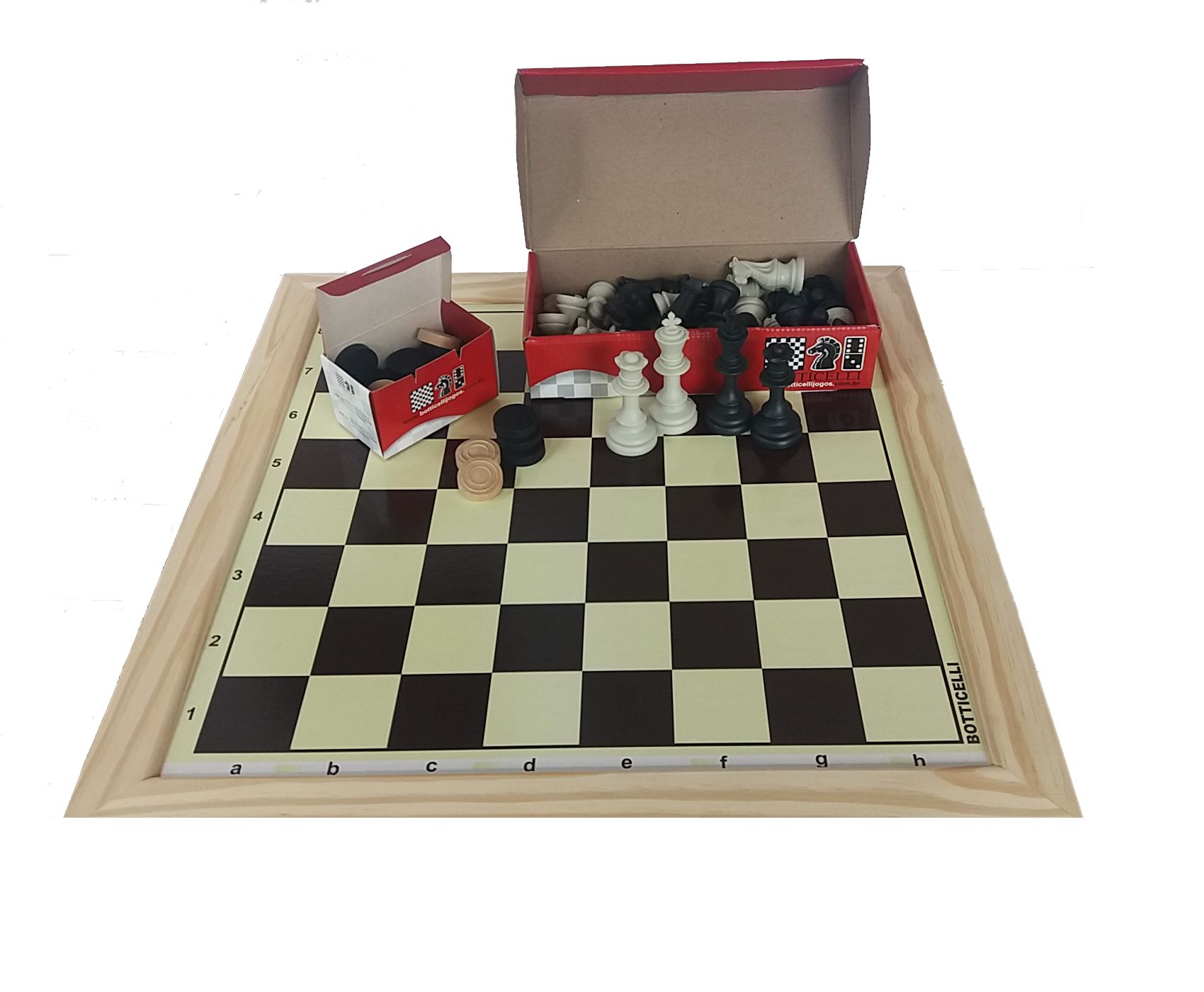 Kit tabuleiro jogo xadrez