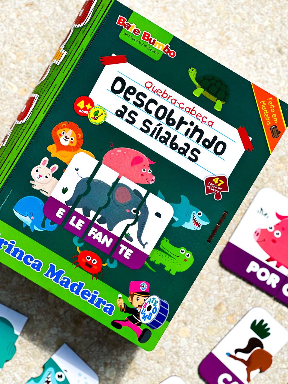 Quebra Cabeça + Livros Inglês para Crianças 1º ao 5º Anos