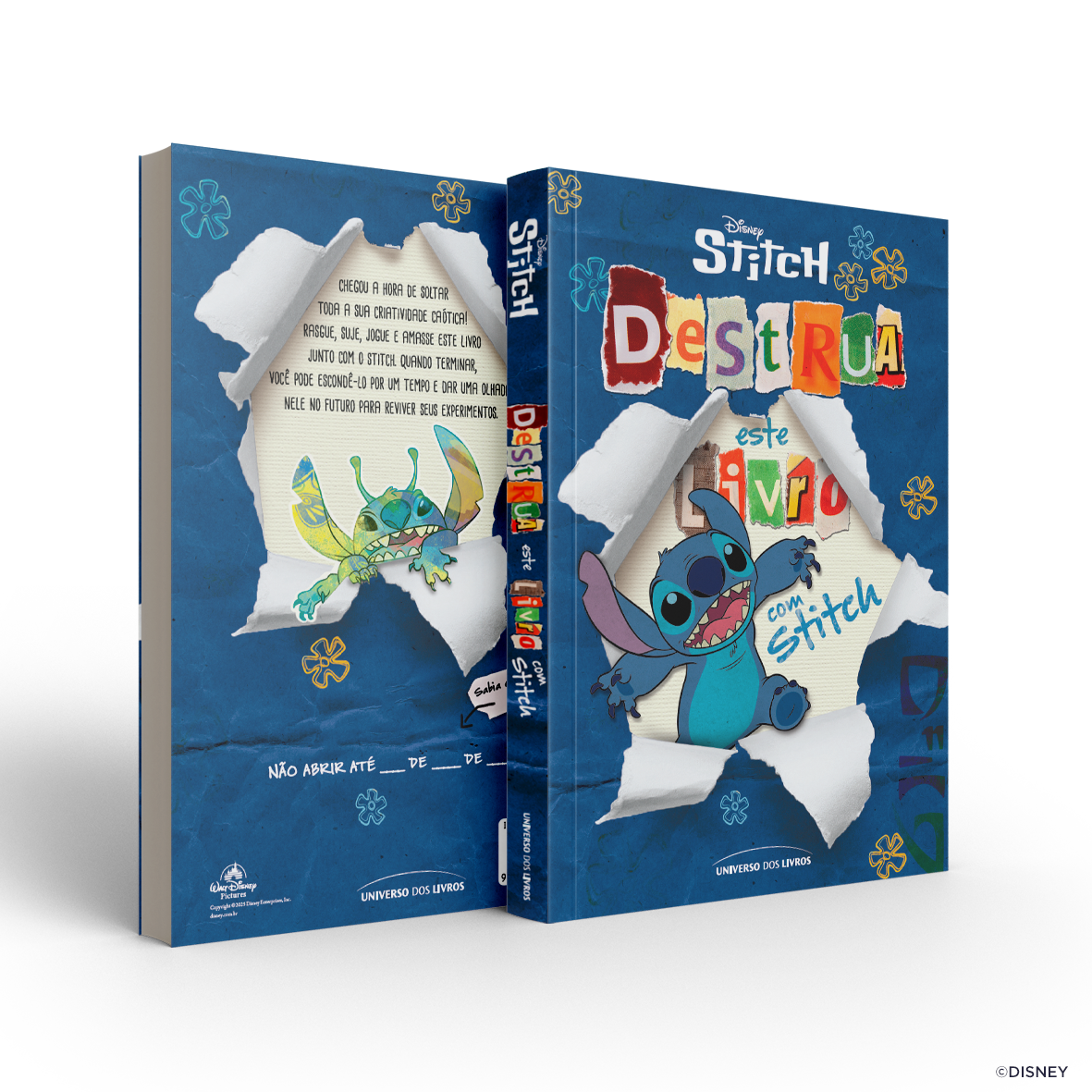 Destrua esse livro com Stitch - Universo dos Livros