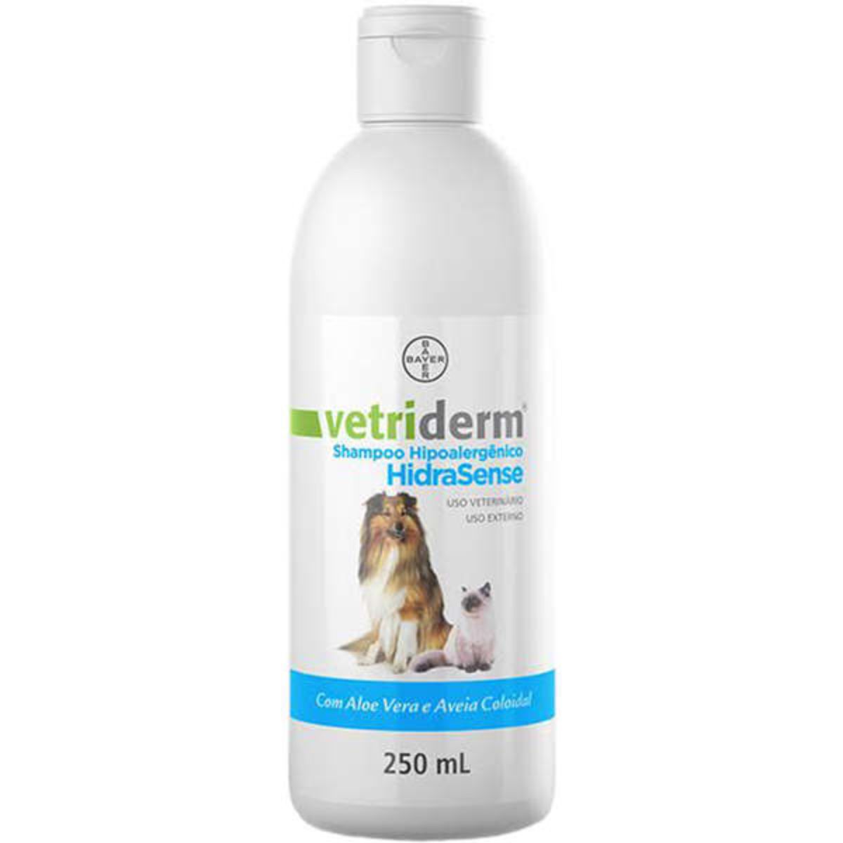 Vetriderm Shampoo Hipoalérgico Hidrasense 250ml O seu pet shop no