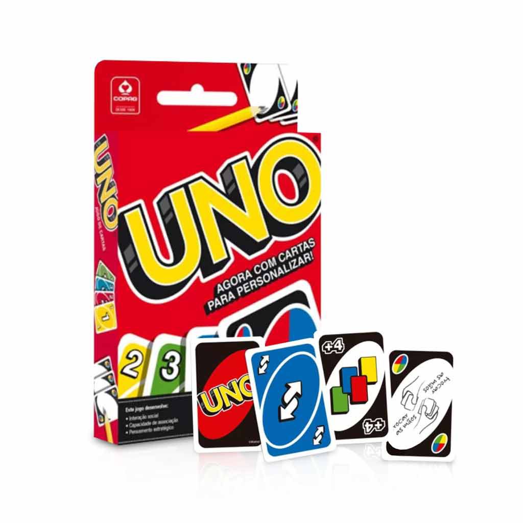 Jogo de cartas uno preto