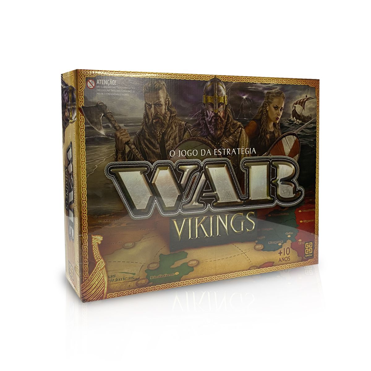 Jogo de tabuleiro War: O Jogo Da Estratégia - Vikings - ShopDG - Sua Loja  de Jogos de tabuleiro e Card games