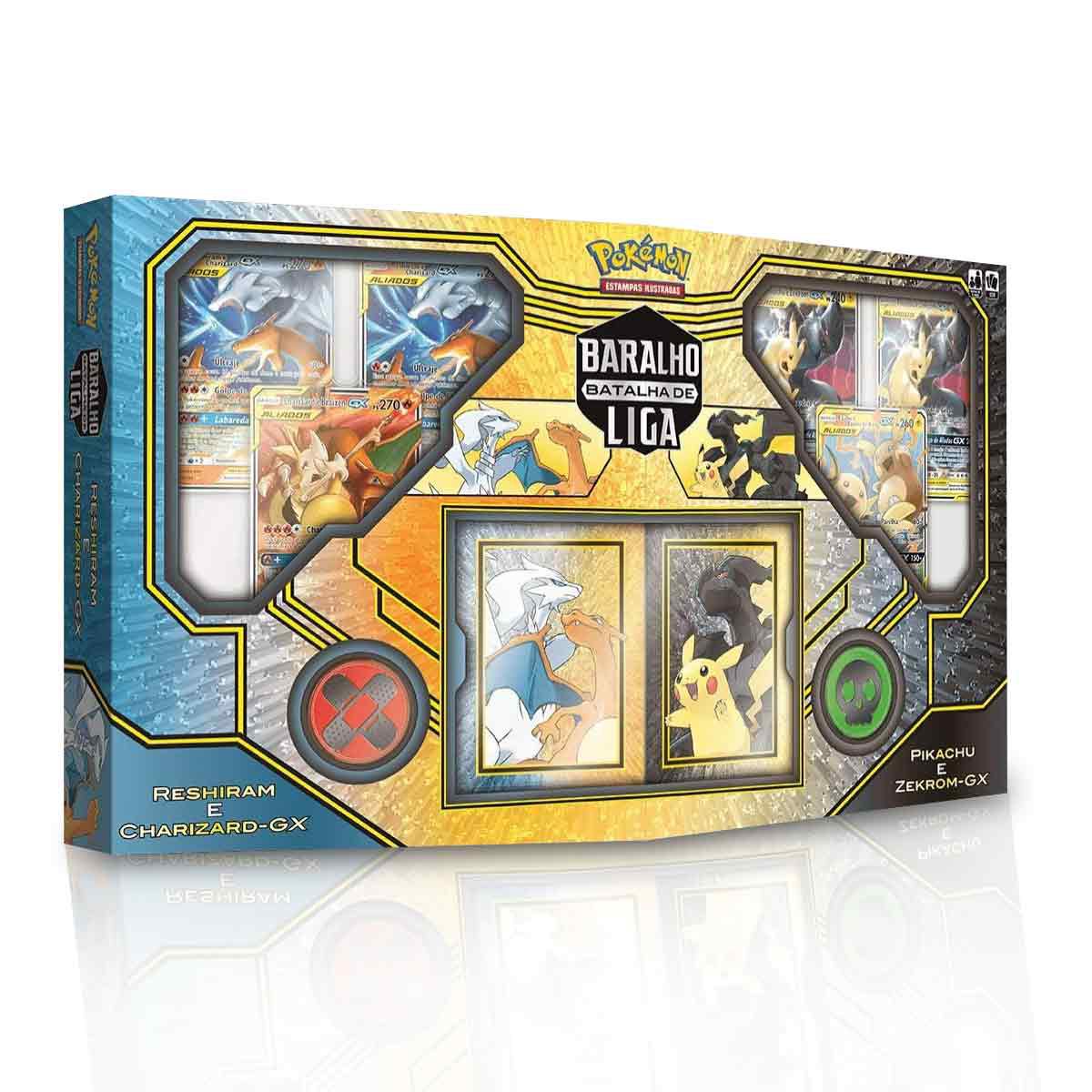 Box Cartas Pokémon Baralho Batalha de Liga Palkia VAstro - Deck de