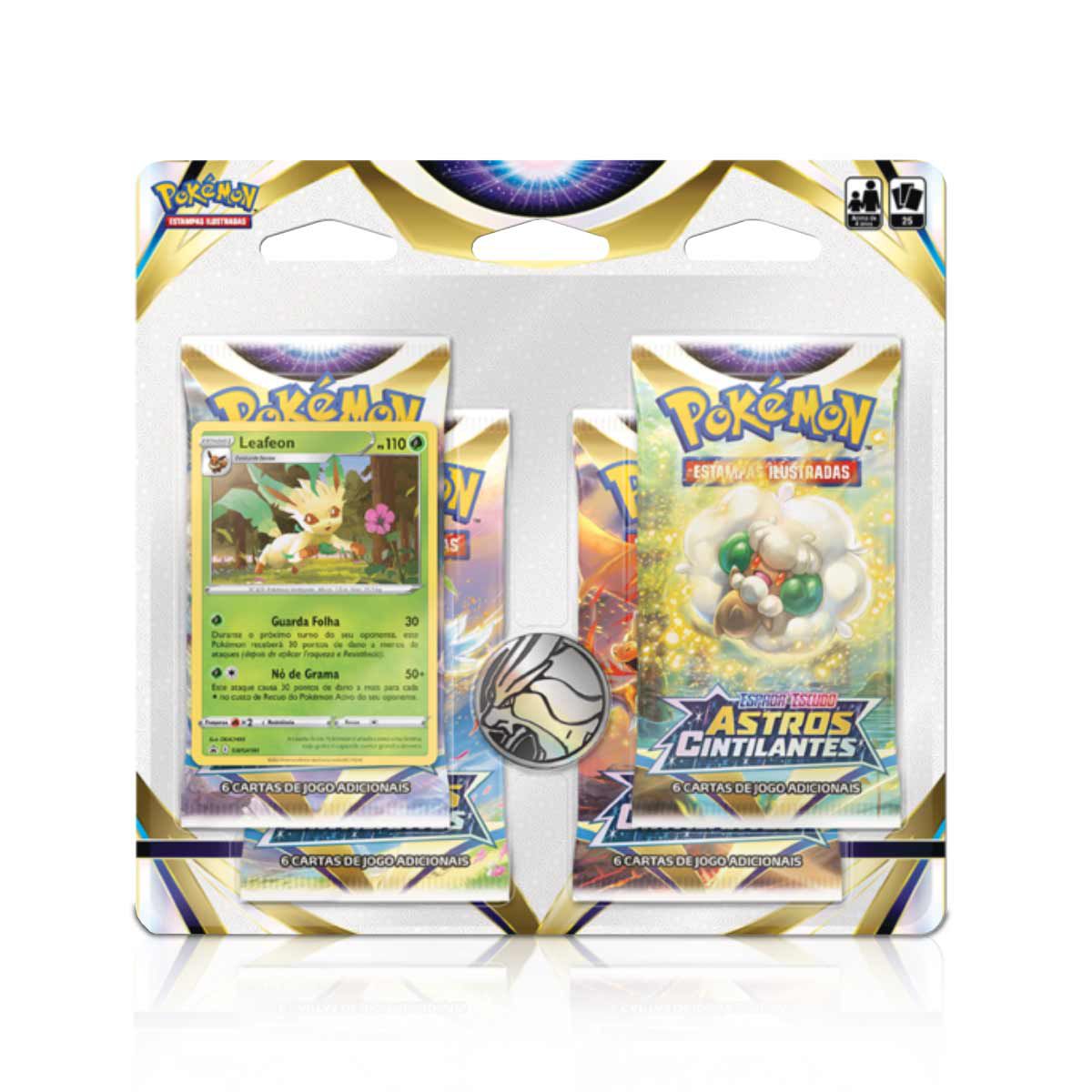 Box de Cartas Pokémon Especial Leafeon V-ASTRO - ShopDG - Sua Loja de Jogos  de tabuleiro e Card games