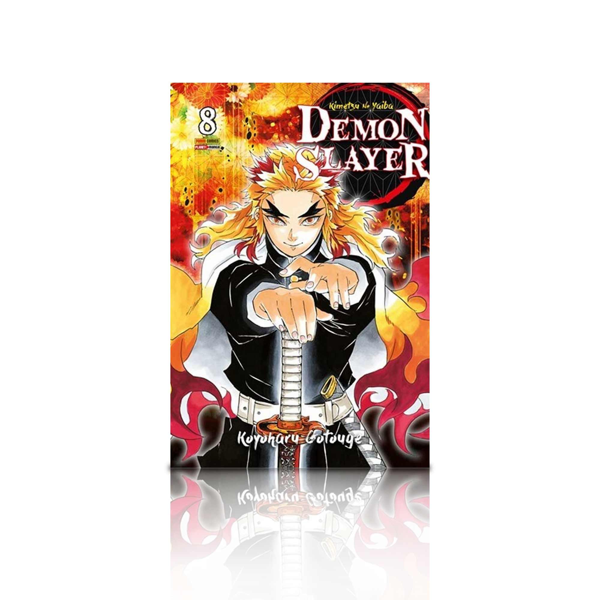 Mangá Demon Slayer Vol. 08 Original - Envio no mesmo dia - ShopDG