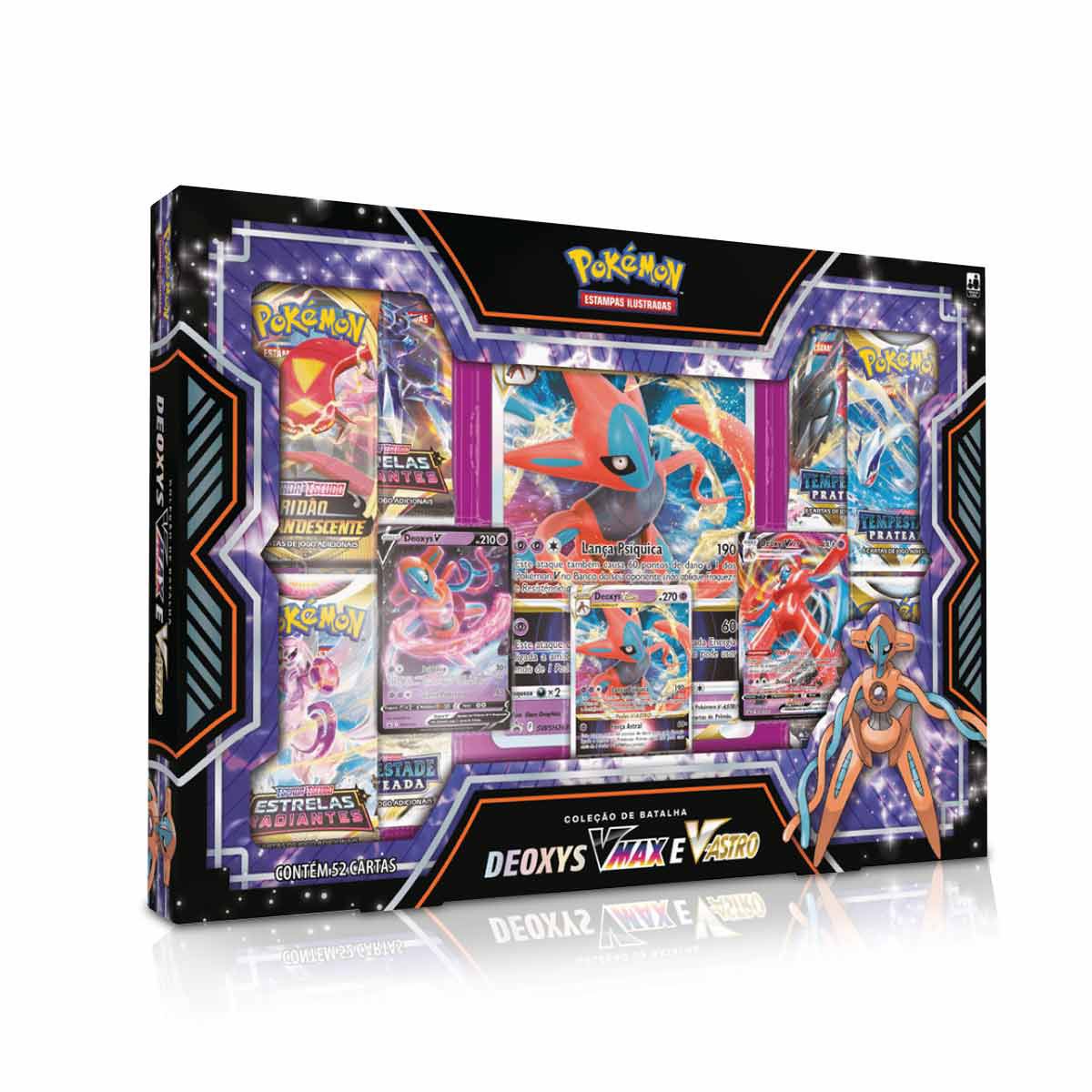 Explosão Cósmica: Box Pokémon Deoxys VMAX e V-ASTRO - Copag - ShopDG - Sua  Loja de Jogos de tabuleiro e Card games